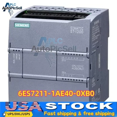 Novo Siemens 6ES7 211-1AE40-0XB0 SIMATIC S7-1200 CPU 1211C 6ES7211-1AE40-0XB0 - Imagem 1 de 4