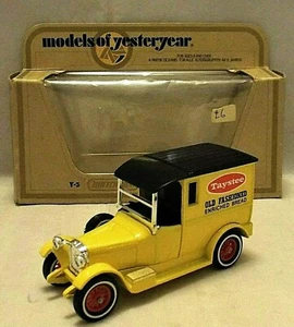 MATCHBOX Models of Yesteryear Y-5 1927 TALBOT VAN Taystee Bread EDIZIONE 1 in scatola - Foto 1 di 5