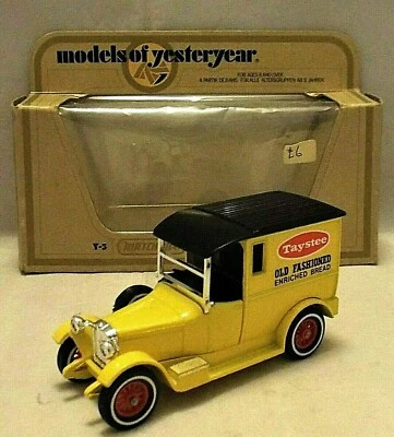 MATCHBOX Models of Yesteryear Y-5 1927 TALBOT VAN Taystee Bread ISSUE 1 Boxed - Image 1 of 4
