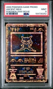 2000 Pokemon Ancient Mew PSA 9 MINT Pokémon Movie Game Promo Holo Card - Picture 1 of 2