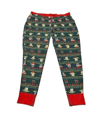 Hanna Andersson Star Wars Grogu Adult Unisex Jogger Pajama Pant Christmas Sz 2XL - Image 1 of 3