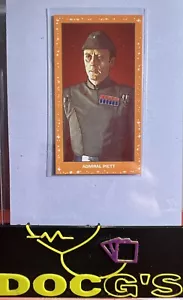 Carta Star Wars Topps 206 T206 2022 Wave 3 Orange Starfield - Admiral Piett - Foto 1 di 2