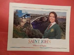 St John New Brunswick Canada Where It All Begins French English Tour Book Guide - Picture 1 of 9