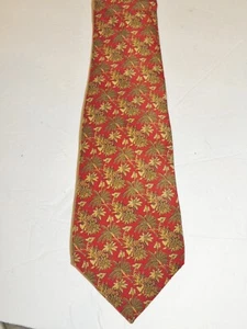 Salvatore Ferragamo Dark Red Silk Tie - Italy - Picture 1 of 2