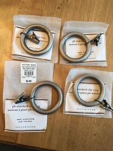 Pottery Barn Sing Pewter Small PB Standard Clip Ring New Unused 4. Free Shipping - Picture 1 of 5