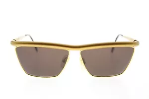 VTG Gianfranco Ferre' 32/N 512 Sunglasses Alutanium Gold Top Bar Aviator Italy - Picture 1 of 11