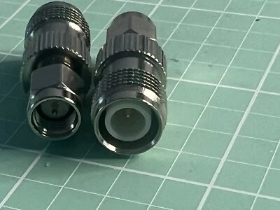 RP TNC FEMALE PLUG TO SMA MALE RF COAXIAL (2 PCs) - Image 1 of 3