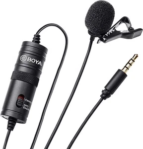 BOYA BY-M1 3,5 mm Lavalier-Kondensatormikrofon - mit AriMic Windschutz - Bild 1 von 5