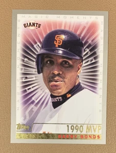 2000 Topps Barry Bonds Giants Magic Moments 1992 MVP #476 Centered Mint - Picture 1 of 2
