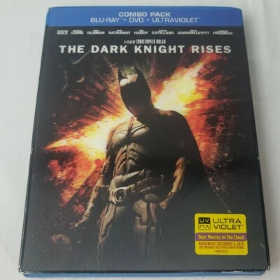 The Dark Knight Rises w/Holographic 3D Slipcover (Bluray/DVD, Ultraviolet 2012)  - Image 1 of 3