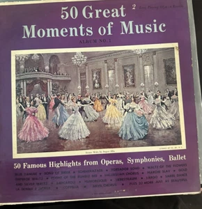 50 Great Moments of Music (Album No. 1) Double LP - 50s 60s VOX Production S43 - Picture 1 of 1