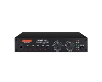 Warm Audio WA12 MKII Discrete Mic Pre - Black  - Image 1 of 3