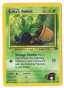 Pokémon TCG Erika's Oddish Gym Challenge 70 Regular Unlimited Common - Picture 1 of 2