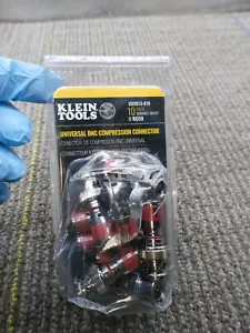 New Klein Tools Vdv813-616 Universal Bnc Compression Connectors Rg59 10-Pack - Picture 1 of 2