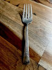 Antuque Embassy  BOUQUET  Silverplate  Cold Meat Serving Fork  1940