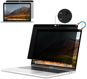 Coolreall Screen Protector, Privacy Laptop Screen Filter, Magnetic Design, Blue - Picture 1 of 7