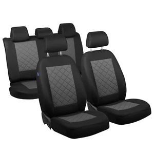 Fundas de asiento de coche LADA NIVA negras y grises completas - Imagen 1 de 1