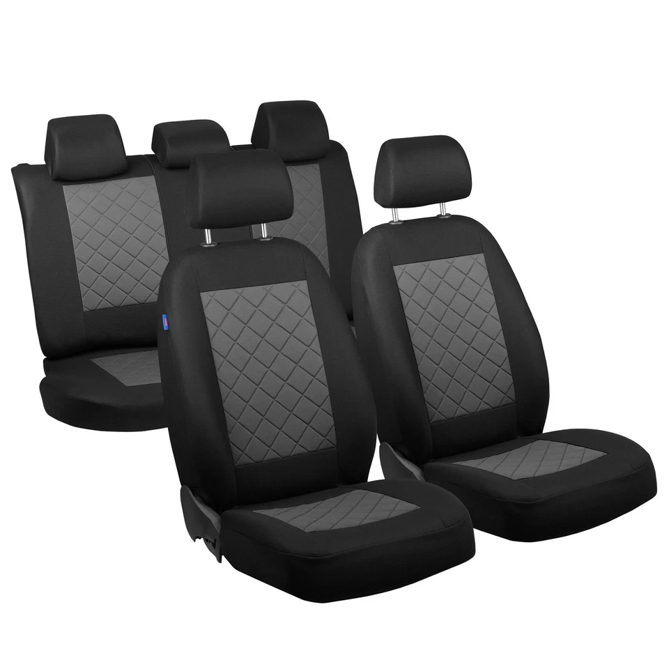 Fundas de asiento de coche LADA NIVA negras y grises completas - Imagen 1 de 1