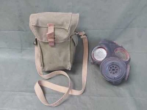 Maschera antigas Inglese M44 marchi con custodia tracolla Gas Mask - ww2 - Imagen 1 de 11