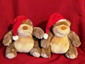 Egbert Baby Plush Santa Christmas Bear Applause Vintage 1981 Stuffed Animal 8" - Picture 1 of 1