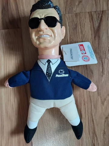 Penn State Joe Paterno Doll Its All Greek to Me Bean Bag Figure Blue Jacket Cover