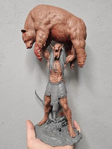 Feral Predator 3D Printed Figure - Detailed Prey Hunter Collectible - Picture 1 of 9