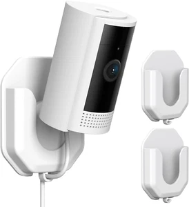 No Drill Ring Indoor Cam Adhesive Wall Mount Bracket, Strong Durable Adhesive Ca - Picture 1 of 6