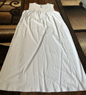 Croft and Barrow 无袖长睡衣女式 S 码全新带标签 — 第 1/4 张图片