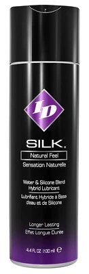 Lubricante híbrido ID SEDA MEZCLA AGUA Y SILICONA 4,4 OZ - Lubricante personal Foto 1 de 2