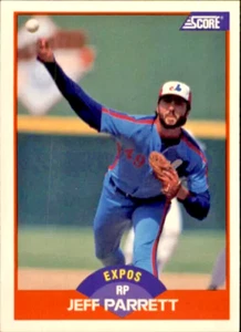 1989 Score #377 Jeff Parrett Pitcher Montreal Expos FREE shipping - Picture 1 of 1