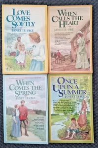 4 Janette Oke Books - Once Upon a Summer, When Comes the Spring plus 2 see pics - Picture 1 of 3