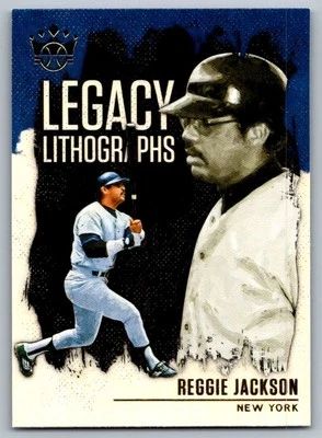2021 Panini Diamond Kings Blue Reggie Jackson New York Yankees #LL-13 - Image 1 of 2