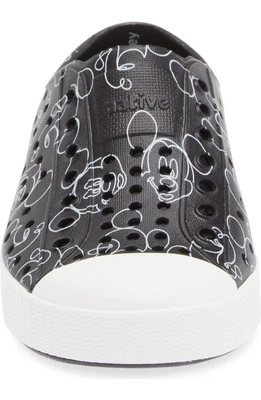 NWT Native x Disney Kids' Jefferson Print Slip-On Sneaker in Black C4 - Image 1 of 4
