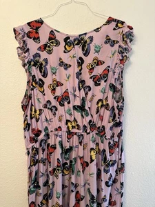 Old Navy Jumpsuit XXL Boho Earth Day Butterfly 2X Lavender - Picture 1 of 21