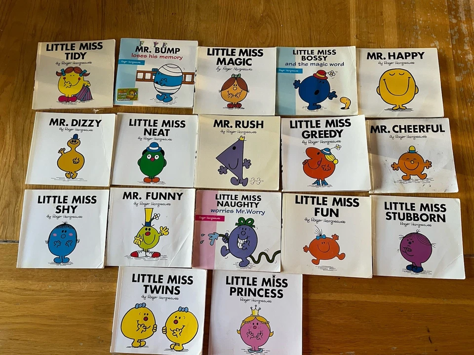 Little Miss and Mr Men Book Bundle 17 Books - Image 1 of 1