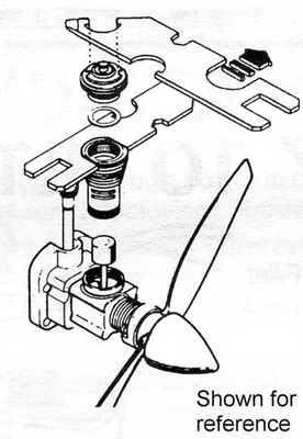 Cox 1530 Wrench/Tool for .049-.051 Model Airplane Engines OEM Cox  - Image 1 of 3