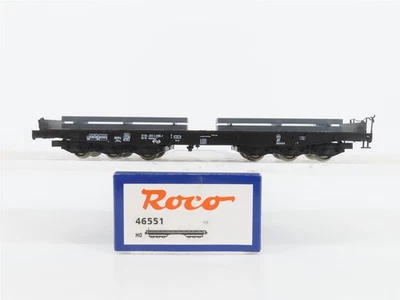 HO Scale Roco 46551 NS Dutch Heavy Duty Flat Car w/ Load - Image 1 of 4