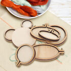  10 Sets Mini Embroidery Hoops Stylish Rings Stretch Pendant