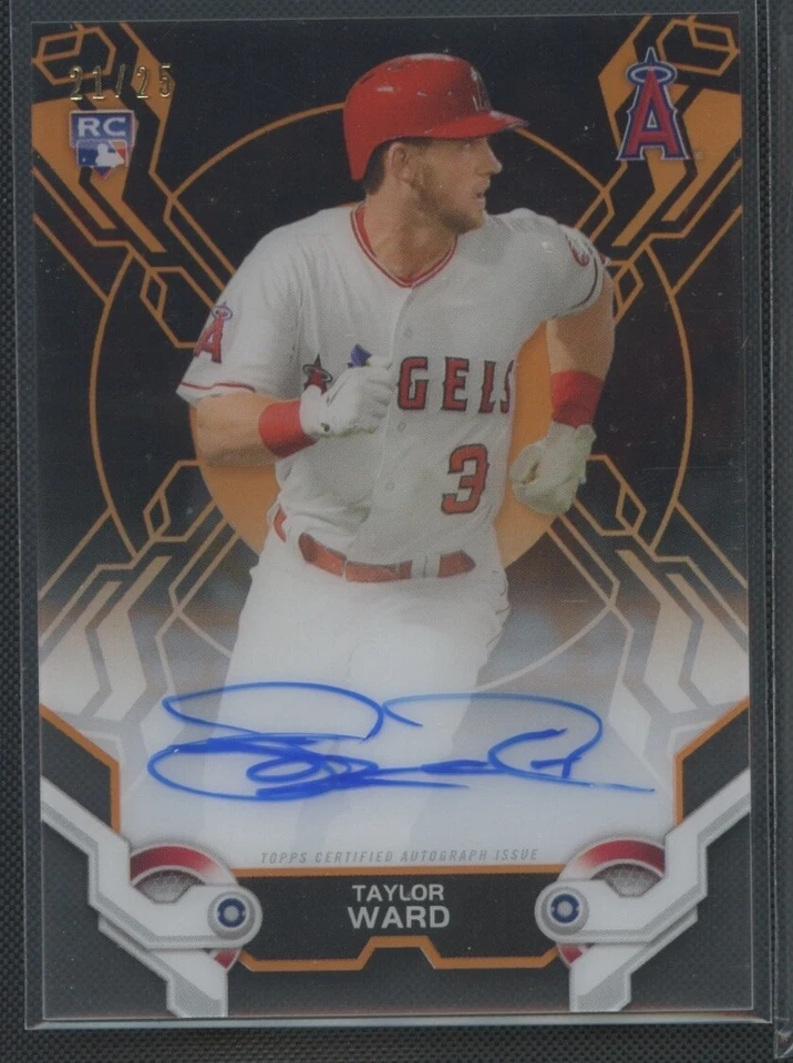 2019 Topps High Tek #HTA-TW Taylor Ward High Tek Autographs Orange #/25 - Image 1 of 1