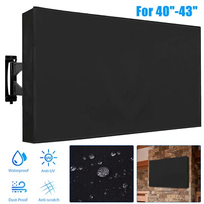40-43 inch Outdoor TV Cover Fitted Waterproof Weatherproof Television Protector - Image 1 of 4