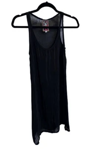 Neu Johnny Was Oversize Tunika Tanktop Cupra Viskose Schwarz Damen XS - Bild 1 von 7