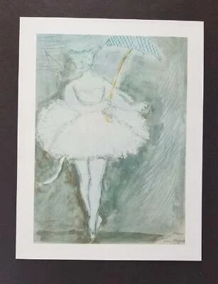 Marc Chagall Aleko "The Cat" 安装偏移彩色石版画 1969 Mourlot — 第 1/4 张图片