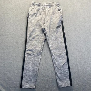 Nike Boys Dri-FIT Pants Gray Black Size Large,Pockets,Drawstring,Athletic - Picture 1 of 9