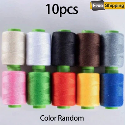 10 Rolls Multi-Color Sewing Thread | DIY Sewing, Embroidery, Hand & Machine Comp - Image 1 of 4