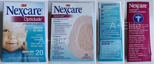 3M NEXCARE Opticlude Orthoptic Eye Oval Patch Junior Size 2.44"x1.81" 1537 20/BX - Picture 1 of 1