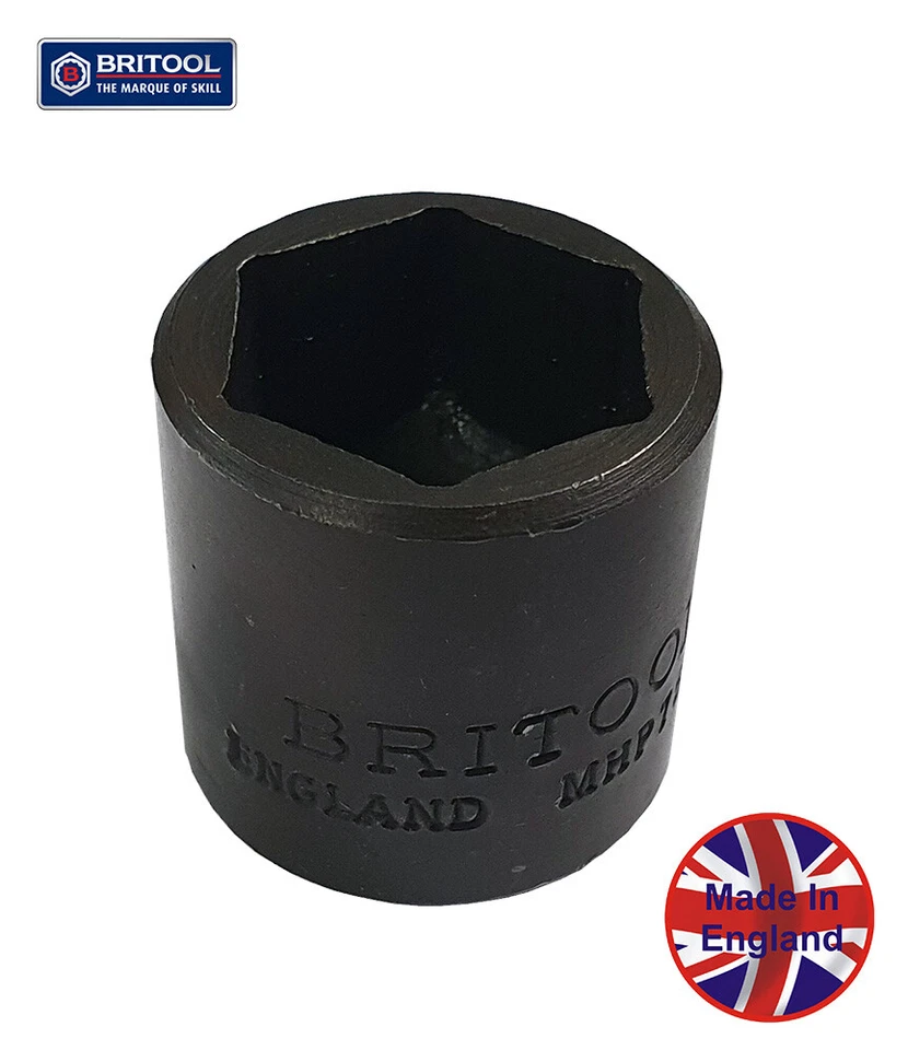 BRITOOL ENGLAND 3/8"SD AF 1/2" HEXAGON IMPACT SOCKET MHP500 - Image 1 of 1