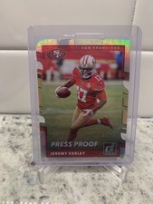 2017 Panini Donruss Press Proof Silver Die-Cut /75 Jeremy Kerley #125