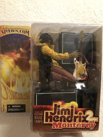 Vintage 2004 Mcfarlane Toys Jimi Hendrix 2 At Monterey Figure Spawn Cover