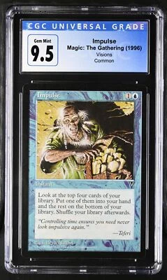 IMPULSE Visions C CGC 9.5 MTG [Nostalgium] - Image 1 of 2