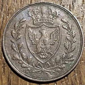 TRES BELLE PIECE DE 1 CENTESIMO SARDAIGNE 1826 RARE !!! (851) - Picture 1 of 2